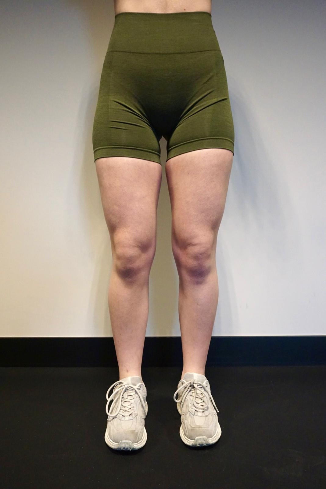 Seamless Short sleeve set - Olive green